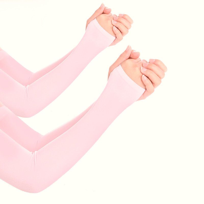 Arm Sleeves (2 Pairs) — Lightweight Stretch Knit with Thumb Hole — view 6