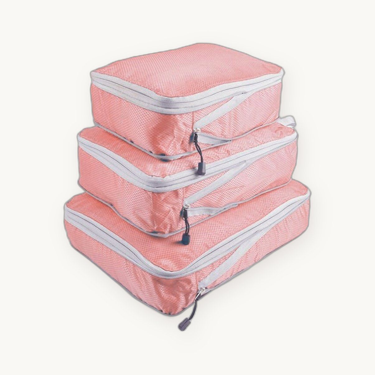 Compression Packing Cubes, Set of 3 — Double-Zip, Mesh Top — view 2