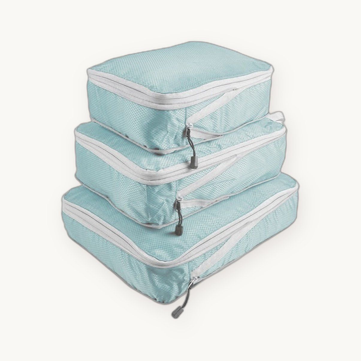 Compression Packing Cubes, Set of 3 — Double-Zip, Mesh Top — view 3