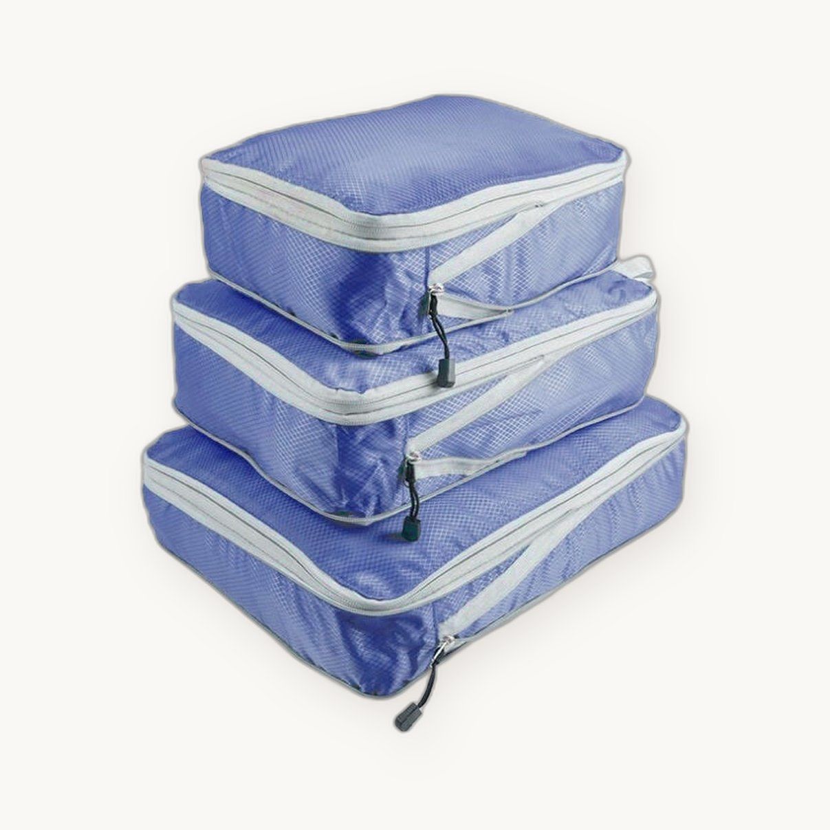 Compression Packing Cubes, Set of 3 — Double-Zip, Mesh Top — view 4