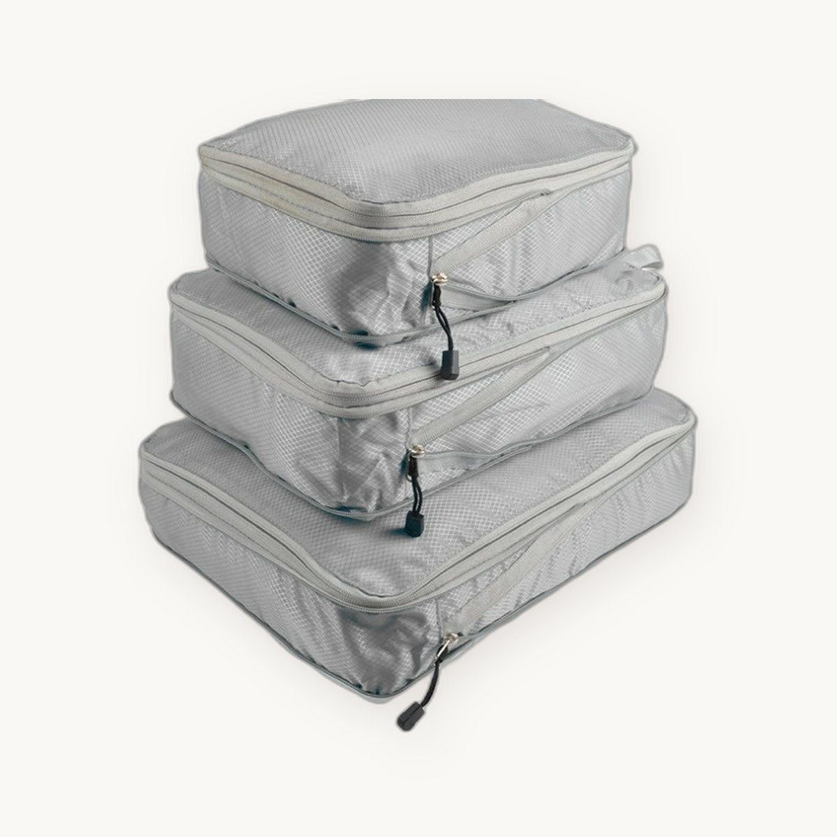 Compression Packing Cubes, Set of 3 — Double-Zip, Mesh Top — view 6