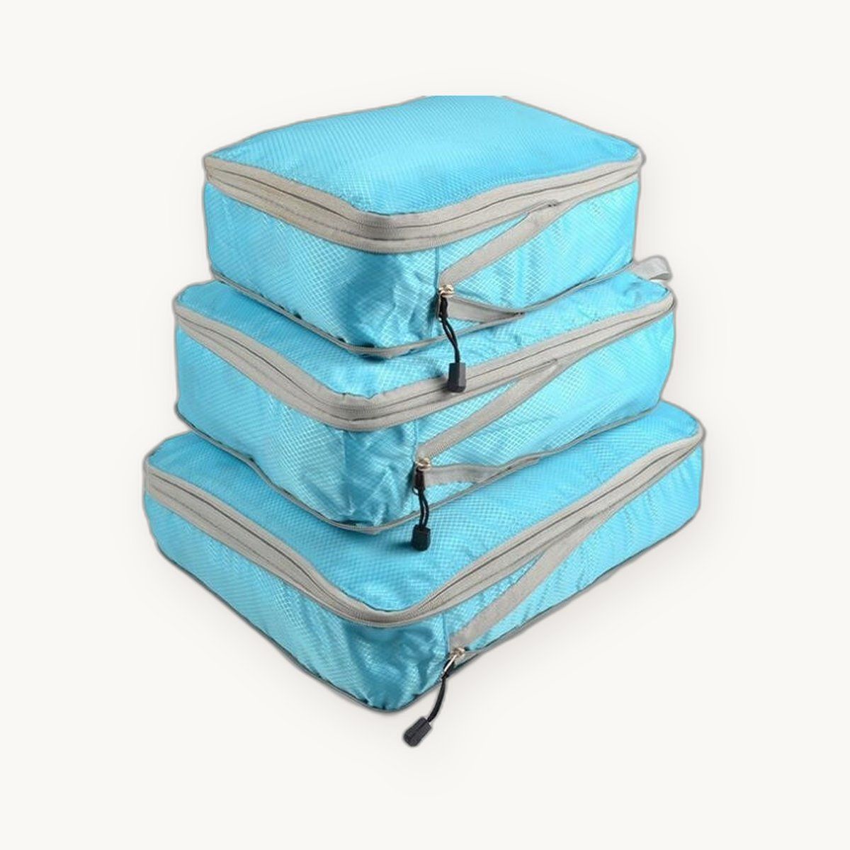 Compression Packing Cubes, Set of 3 — Double-Zip, Mesh Top — view 7