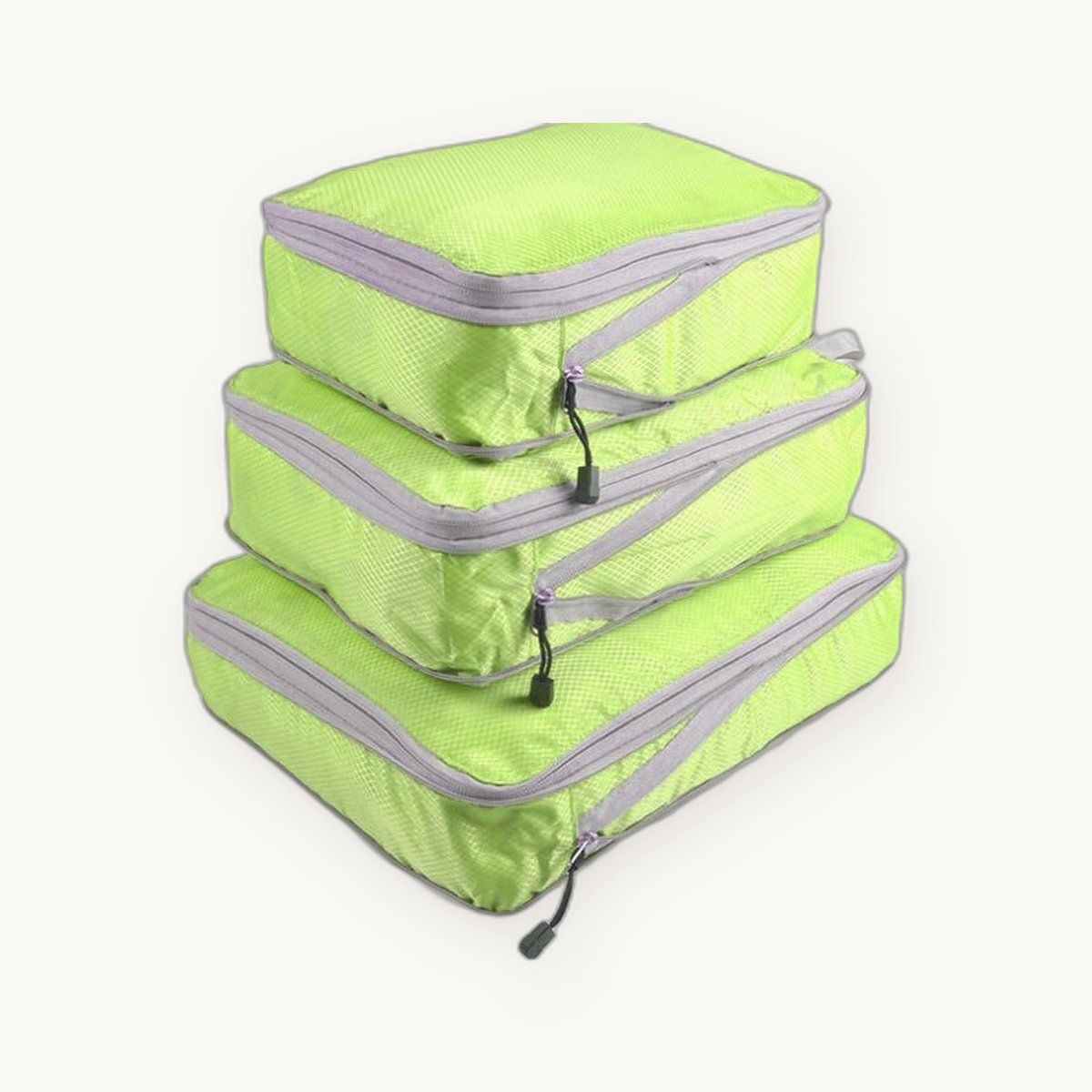 Compression Packing Cubes, Set of 3 — Double-Zip, Mesh Top — view 8