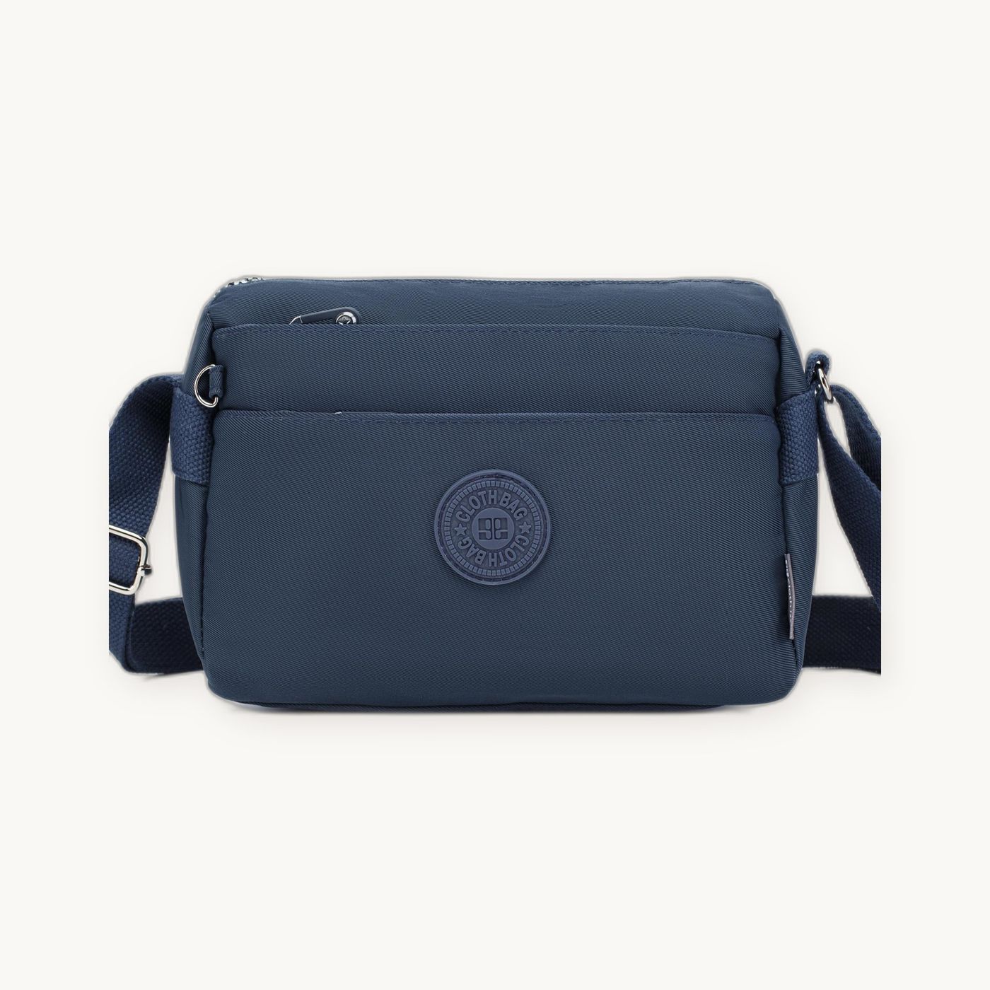 Everyday Crossbody Bag — Lightweight Twill, Multi-Pocket, Adjustable Strap — view 3