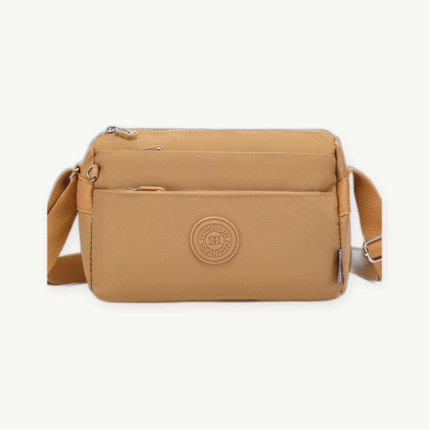 Everyday Crossbody Bag — Lightweight Twill, Multi-Pocket, Adjustable Strap — view 4