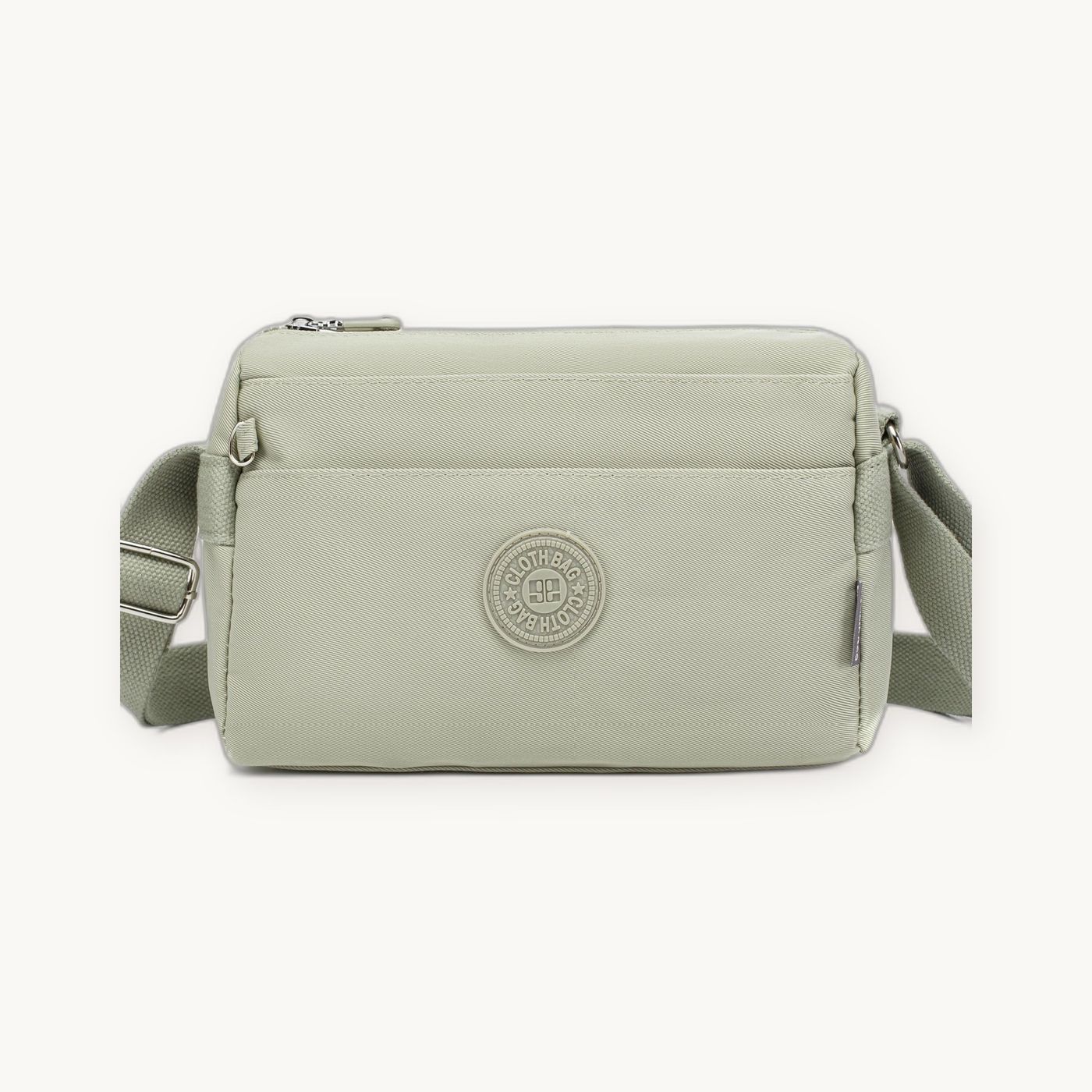 Everyday Crossbody Bag — Lightweight Twill, Multi-Pocket, Adjustable Strap — view 5