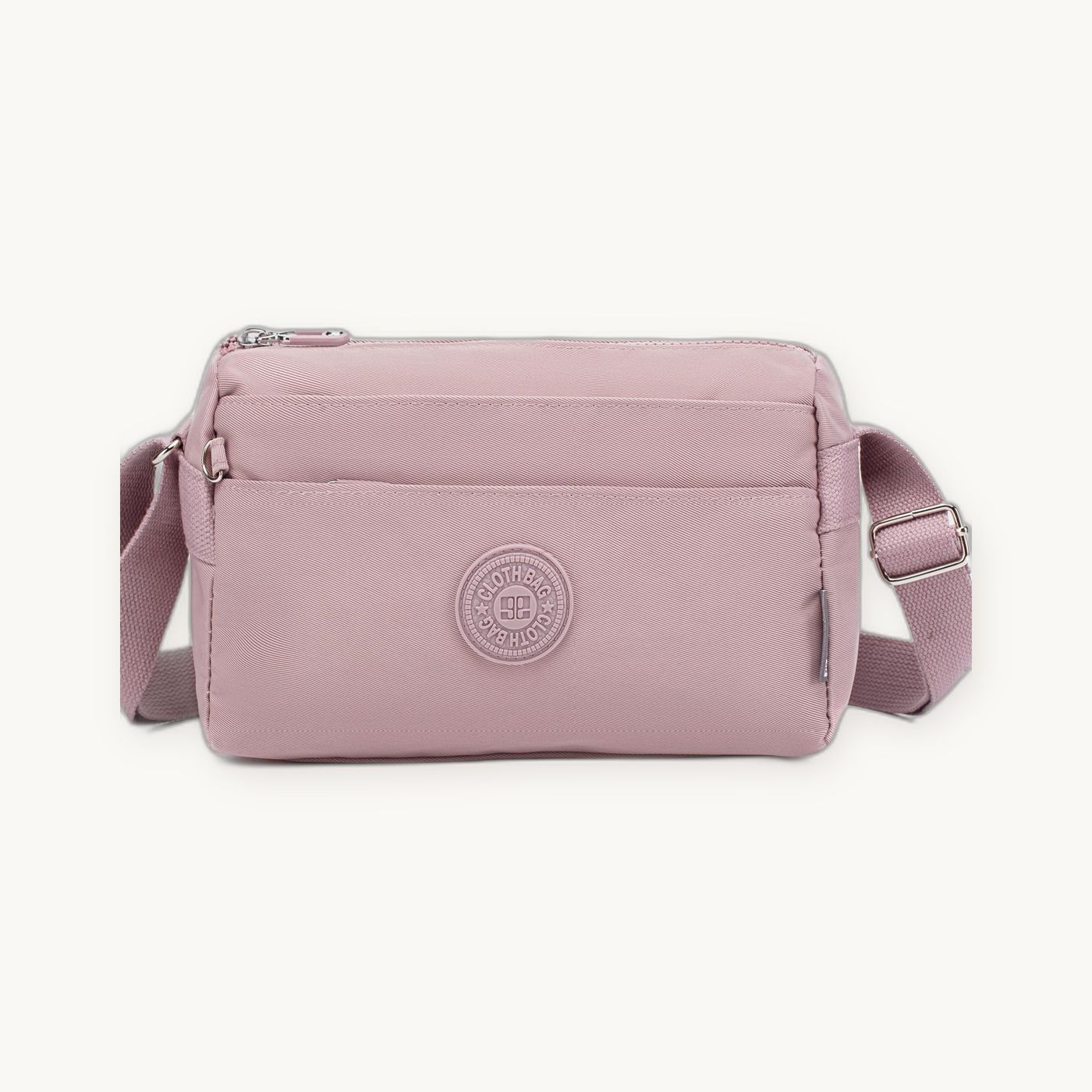 Everyday Crossbody Bag — Lightweight Twill, Multi-Pocket, Adjustable Strap — view 6