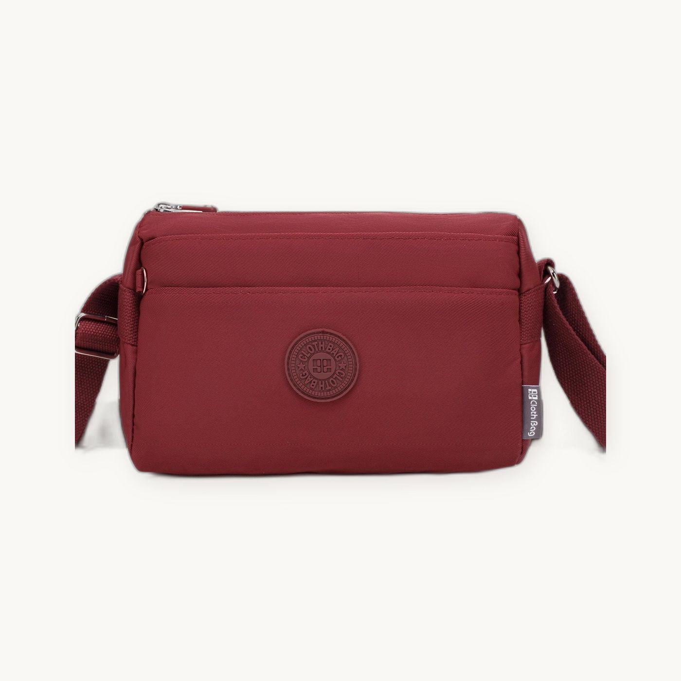 Everyday Crossbody Bag — Lightweight Twill, Multi-Pocket, Adjustable Strap — view 7