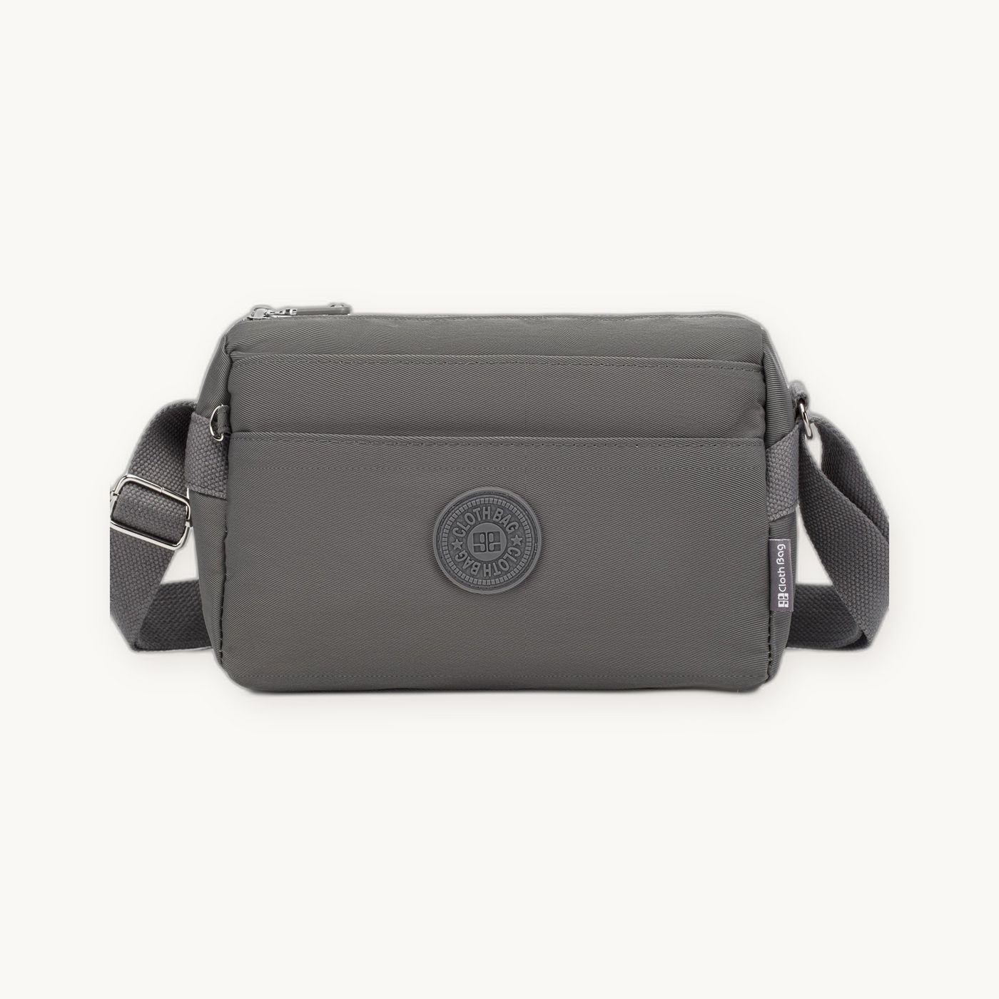 Everyday Crossbody Bag — Lightweight Twill, Multi-Pocket, Adjustable Strap — view 8