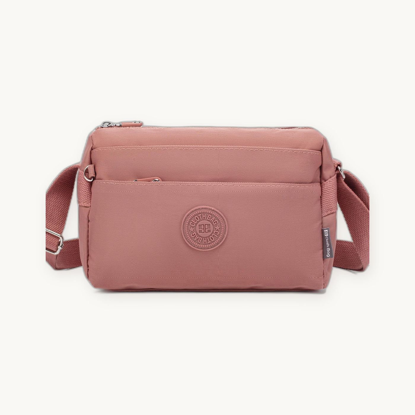 Everyday Crossbody Bag — Lightweight Twill, Multi-Pocket, Adjustable Strap — view 9