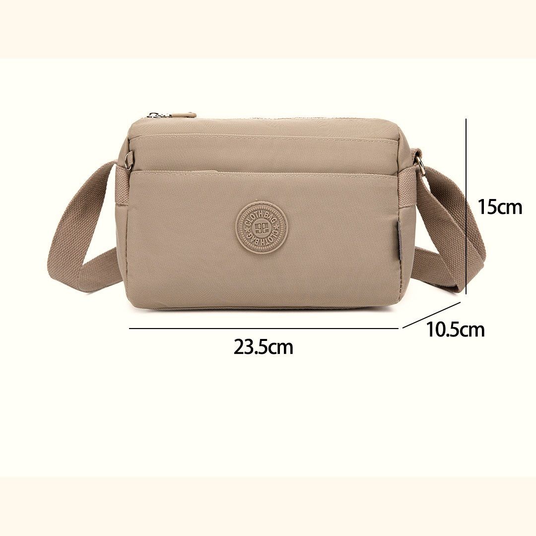 Everyday Crossbody Bag — Lightweight Twill, Multi-Pocket, Adjustable Strap — view 12