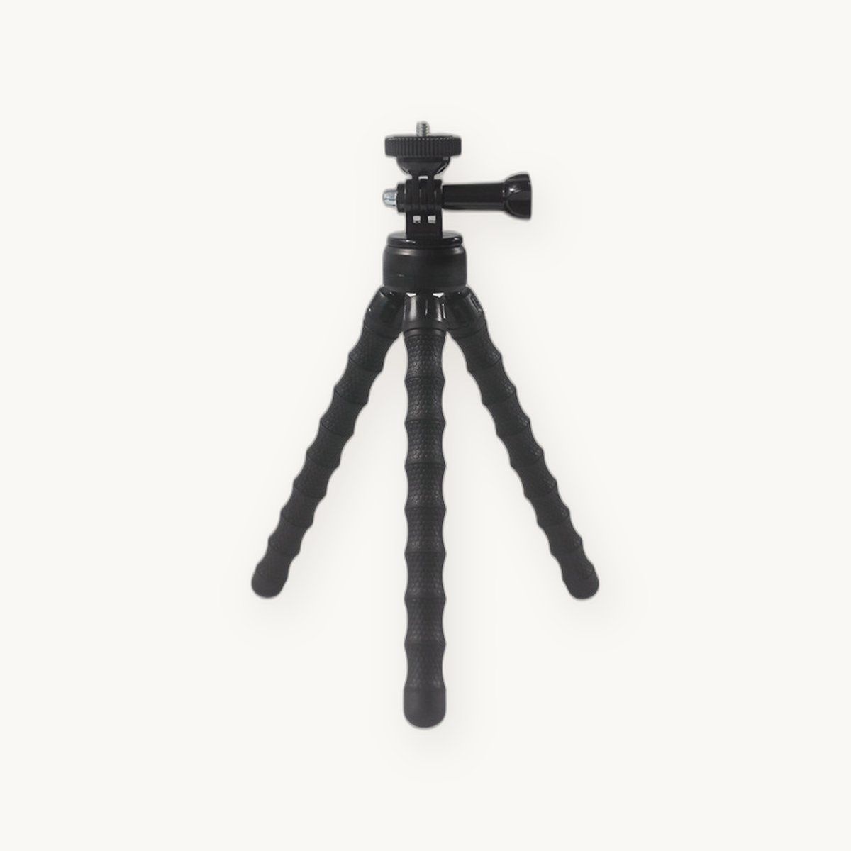 Flexible Mini Tripod with Phone Clamp — Bendable Legs for Yoga Videos & Travel — view 2