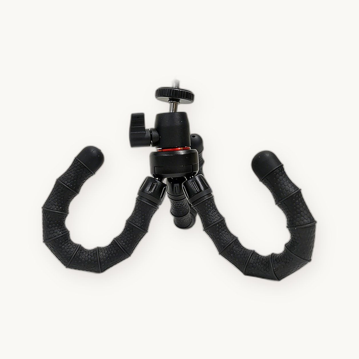 Flexible Mini Tripod with Phone Clamp — Bendable Legs for Yoga Videos & Travel — view 3