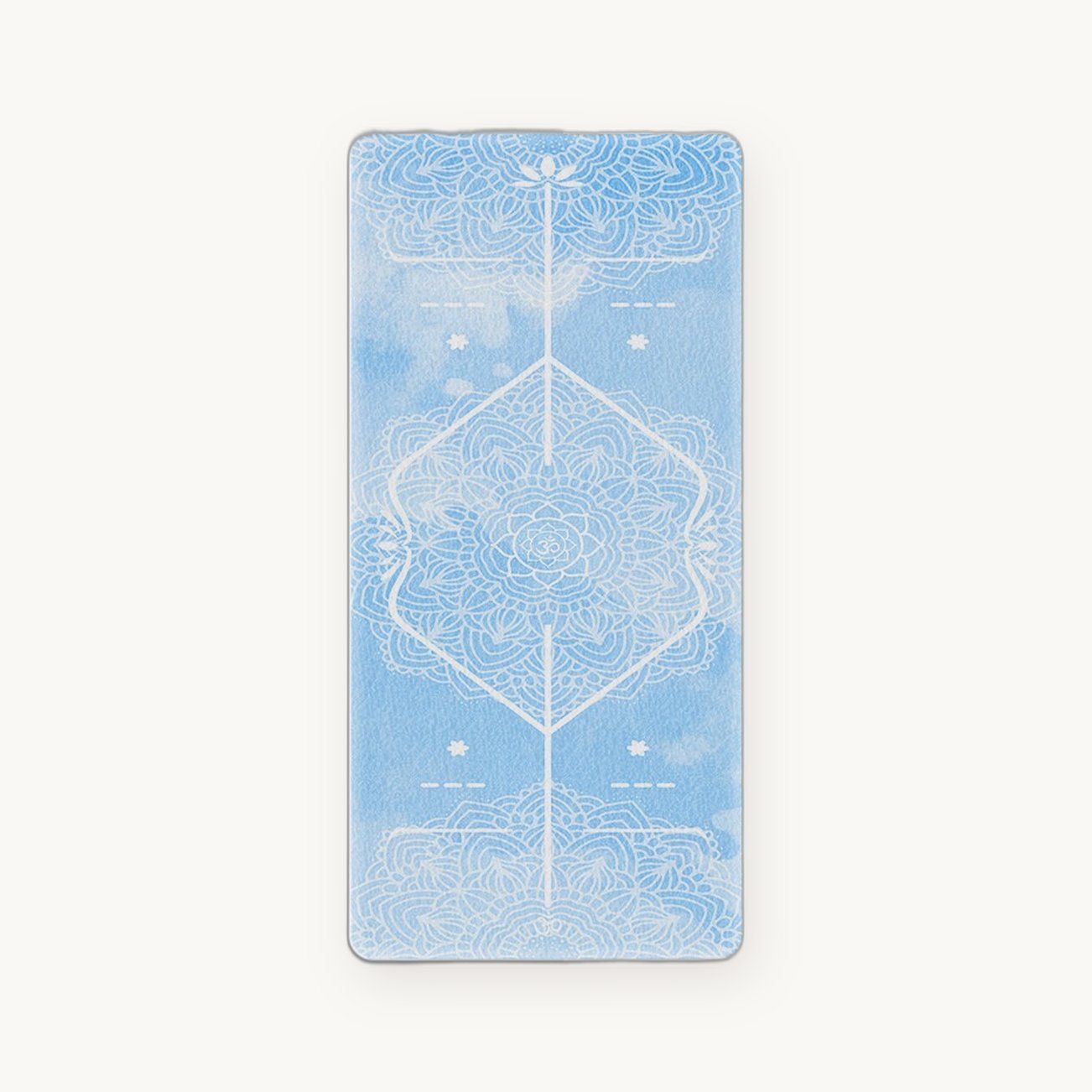 Foldable Travel Yoga Mat — 1.5mm Non-Slip Microfiber & Rubber, Printed (72"×27") — view 2