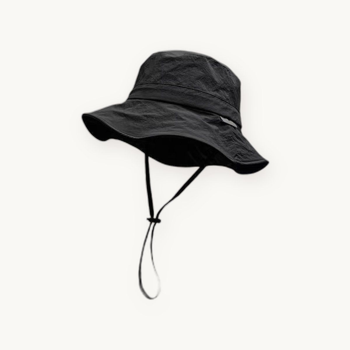 Packable Wide Brim Bucket Hat — Quick-Dry, Adjustable Chin Strap — view 2