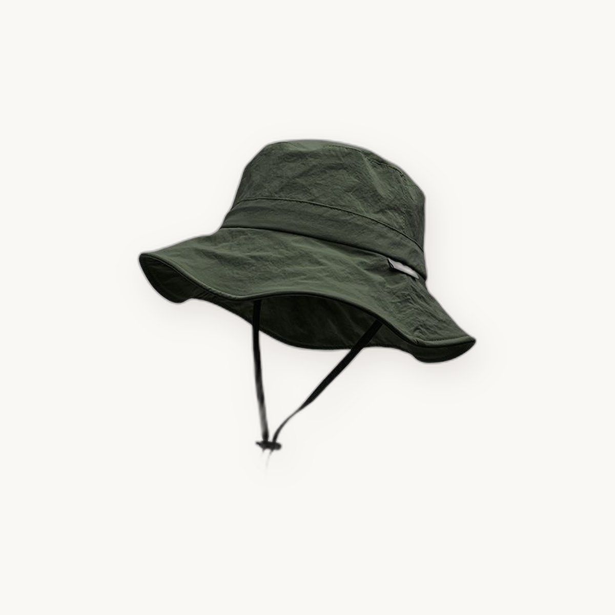 Packable Wide Brim Bucket Hat — Quick-Dry, Adjustable Chin Strap — view 5
