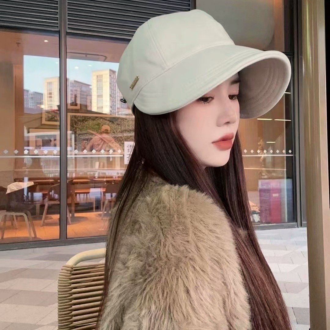 Ponytail Sun Hat for Women — Wide Brim Open-Top Visor, Packable Quick-Dry — view 5