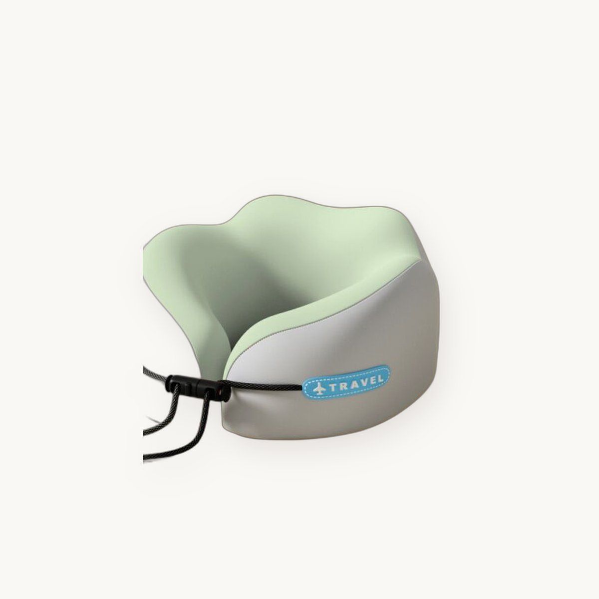 Memory Foam Travel Neck Pillow — Contoured Support with Adjustable Toggle — view 6