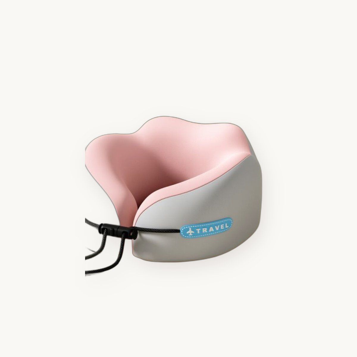 Memory Foam Travel Neck Pillow — Contoured Support with Adjustable Toggle — view 7