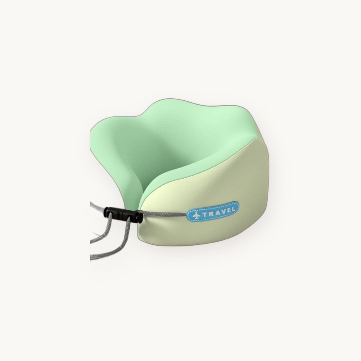 Memory Foam Travel Neck Pillow — Contoured Support with Adjustable Toggle — view 8