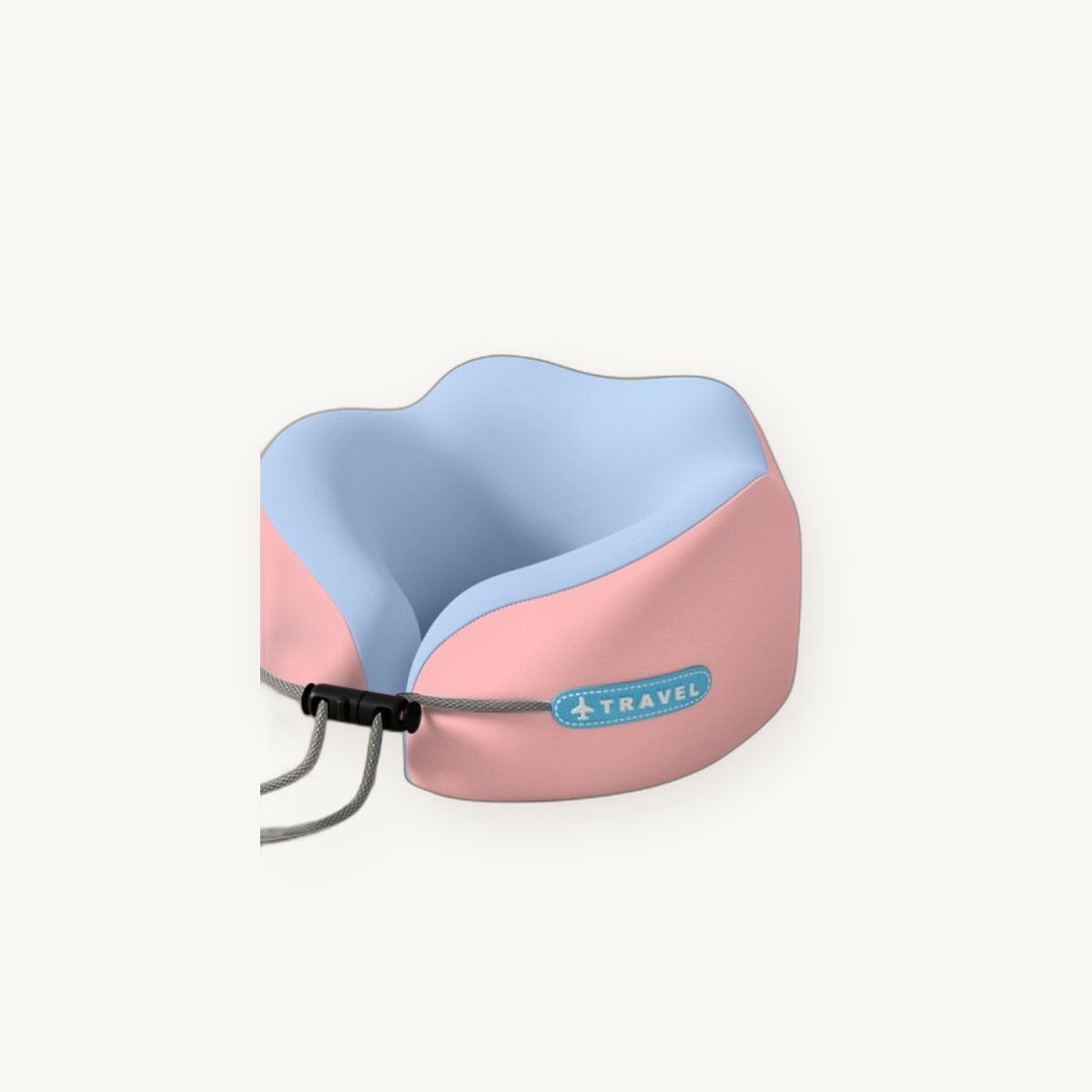 Memory Foam Travel Neck Pillow — Contoured Support with Adjustable Toggle — view 9