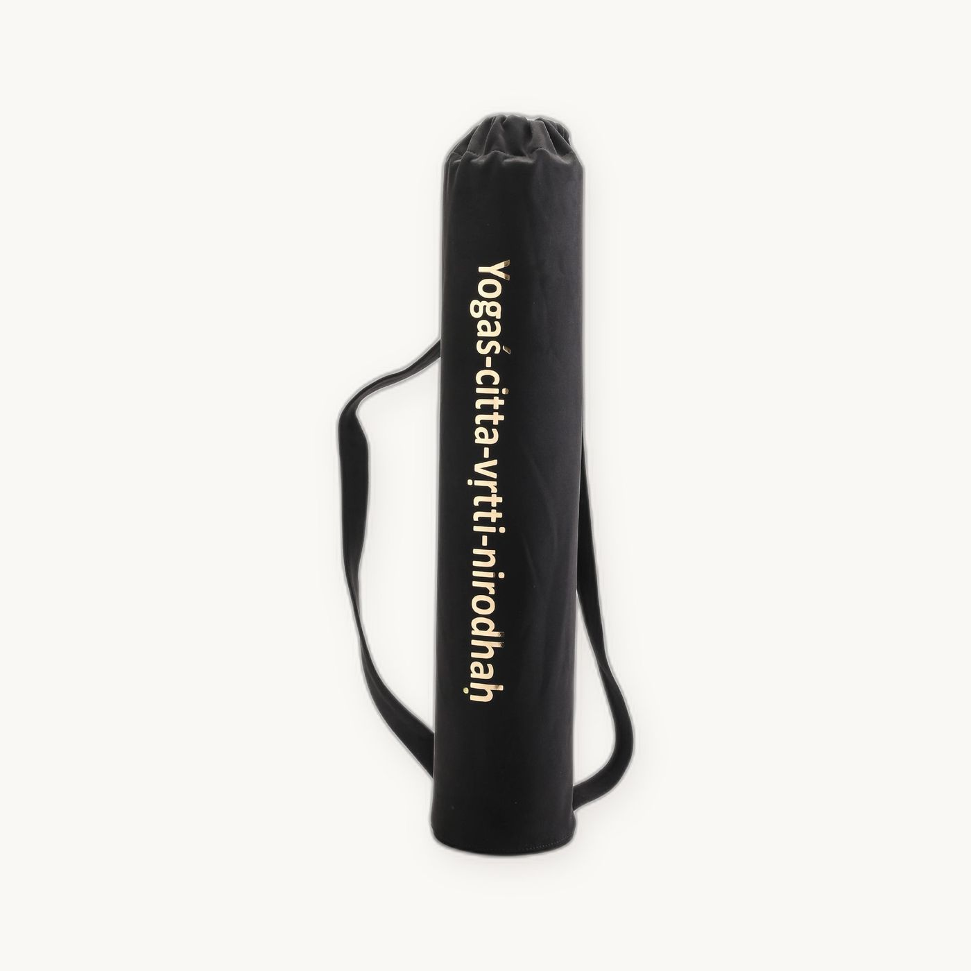 Yoga Mat Carrier Bag — Drawstring Tube Bag with Shoulder Strap — view 2