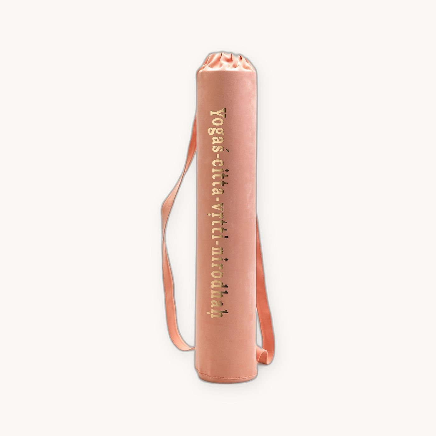 Yoga Mat Carrier Bag — Drawstring Tube Bag with Shoulder Strap — view 5