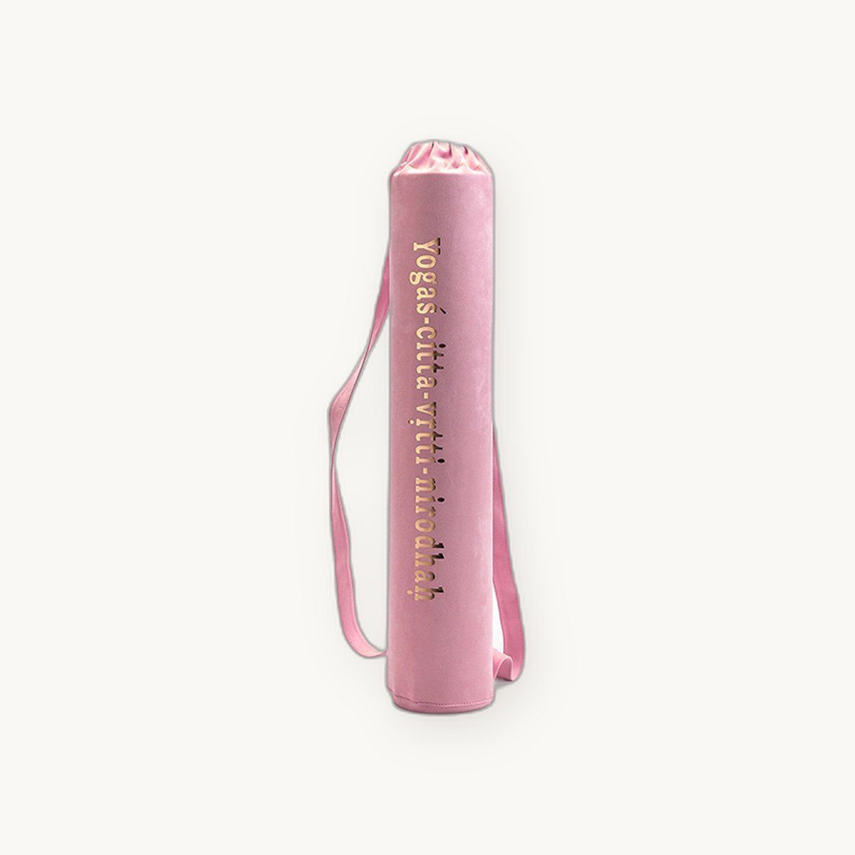 Yoga Mat Carrier Bag — Drawstring Tube Bag with Shoulder Strap — view 7